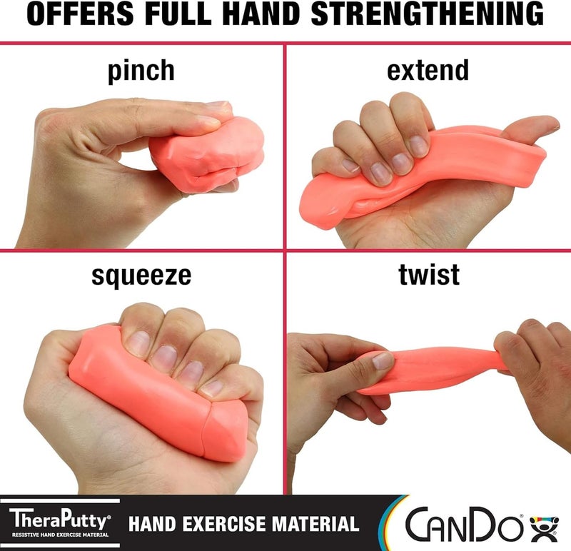 Theraputty CanDo TheraPutty Plus Hand Exercise Putty - 1 Pound Soft for Rehabilitation and Stress Relief - Image 3